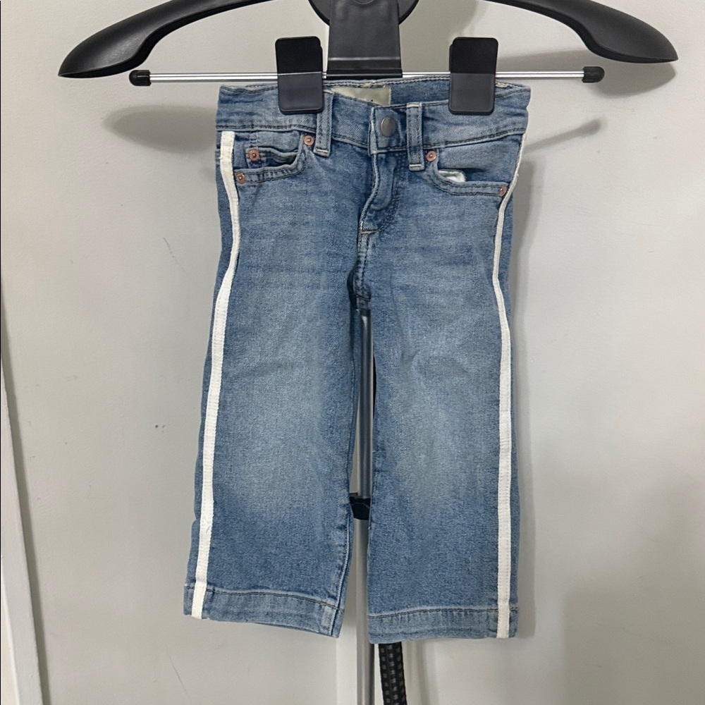 DL1961 Kids Blue Jeans with White Accents